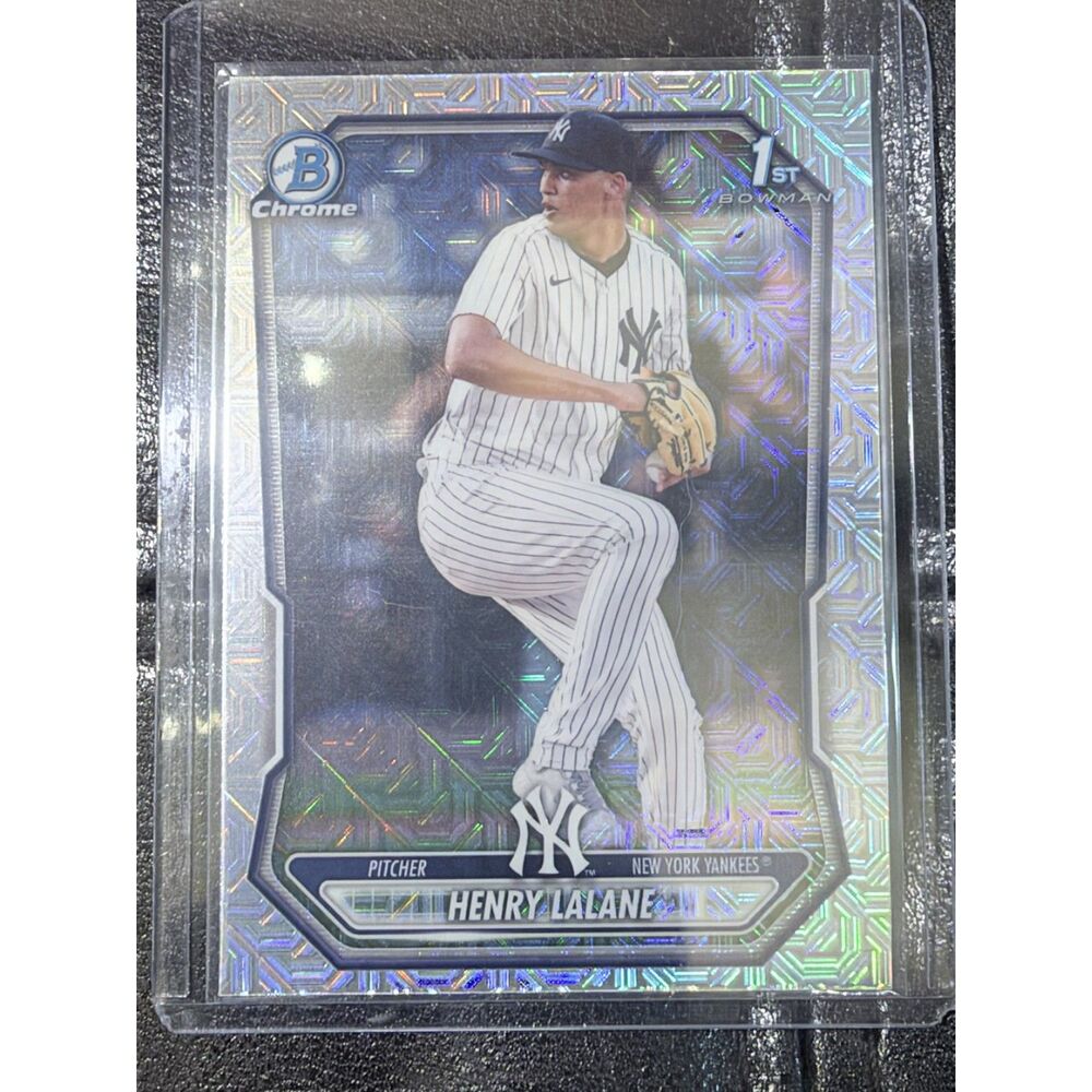 2026 Bowman Chrome Henry Lalane 1st Bowman Mojo Refractor Yankees